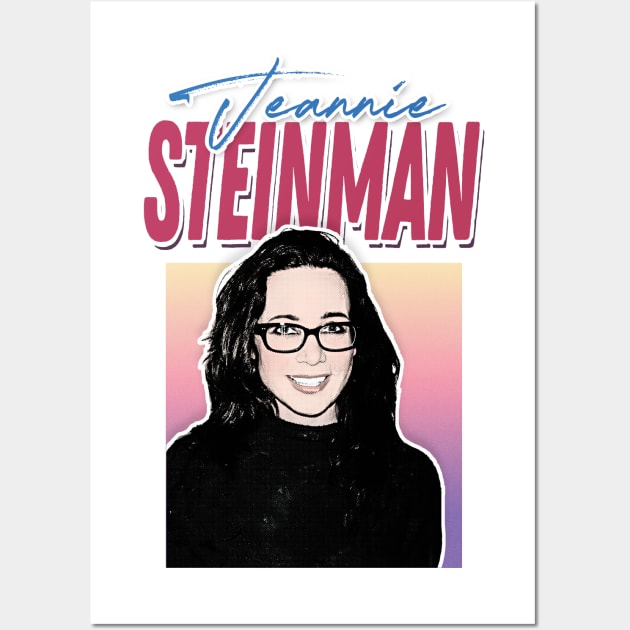 Jeannie Steinman / 90s Retro Fan Design Wall Art by DankFutura